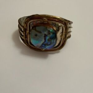 Elegant vintage Abalone cuff bracelet